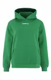 Craft Community 2.0 Logo Hoodie W, Team Green - Craft Vaatteet - 1915345-651000 - 1