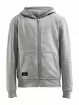 Craft Community FZ Hoodie Jr, GREY MELANGE - Craft Vaatteet - 1908907-950000 - 1