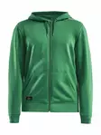 Craft Community FZ Hoodie M, TEAM GREEN - Craft Vaatteet - 1908905-651000 - 1