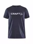 Craft Community Logo SS Tee Jr, Navy Melange - Craft Vaatteet - 1913423-390200 - 1