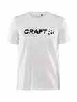 Craft Community Logo SS Tee M, White Melange - Craft Vaatteet - 1913421-900200 - 1