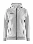 Craft Core Soul Full Zip Hood W, Grey Melange - Craft Vaatteet - 1910626-950000 - 1