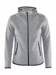 Craft Emotion Full Zip Hood W, Grey Melange - Craft Vaatteet - 1905781-950000 - 1