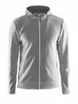 Craft Leisure Full Zip Hood M, Grey Melange - Craft Vaatteet - 1901692-2950 - 1