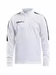Craft PROGRESS Halfzip LS Tee JR, WHITE - Craft Vaatteet - 1905639-1900 - 1