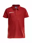 Craft PROGRESS Polo Pique JR, BRIGHT RED/WHITE - Craft Vaatteet - 1905637-1430 - 1