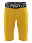 Craft Pro Control Compression Short Tights Jr, Sweden Yellow - Craft Vaatteet - 1906862-552000 - 1