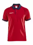 Craft Pro Control Poloshirt M, Bright Red/Navy - Craft Vaatteet - 1906734-430390 - 1