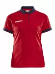 Craft Pro Control Poloshirt W, Bright Red/Navy - Craft Vaatteet - 1906735-430390 - 1