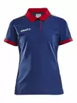 Craft Pro Control Poloshirt W, Navy/Bright Red - Craft Vaatteet - 1906735-390430 - 1