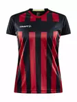 Craft Progress 2.0 Stripe Jersey W, Black/Bright Red - Urheiluvaatteet - 1910176-999430 - 1