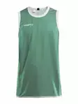 Craft Progress Reversible Basket Singlet M, Team Green/White - Craft Vaatteet - 1911109-651900 - 1