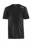 Craft Rush SS Tee Jr, BLACK - Craft Vaatteet - 1907363-999000 - 1