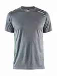 Craft Rush SS Tee M, DK GREY MELANGE - Craft Vaatteet - 1907361-975000 - 1