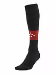 Craft SQUAD Sock Contrast, BLACK/BRIGHT RED - Craft Vaatteet - 1905581-9430 - 1