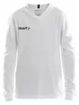 Craft Squad Jersey Solid LS Jr, White - Craft Vaatteet - 1906886-1900 - 1