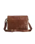 DoS Leather Line Shoulderbag, Cognac - Tekstiilit ja Laukut - 158952-530 - 1