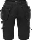 Fristads Green rakentajan stretch shortsit naisten 2904 GWM, Musta - Fristads Työshortsit - 301276-940 - 1