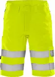Fristads HV Green shortsit LK2 2650 GPLU, Hi-Vis Yellow - Fristads Huomioshortsit - 134240-130 - 1