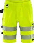 Fristads HV Green stretch shortsit LK2 2648 GSTP, Hi-Vis Yellow - Fristads Huomioshortsit - 134245-130 - 1