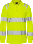 Fristads HV pitkähihainen pikeepaita 7864 GPST, Neonkeltainen - Fristads Työpaidat - 301260-130 - 1