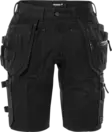 Fristads Naisten rakentajan stretch-shortsit 2527 GCYD, Musta - Fristads Työshortsit - 300868-940 - 1