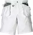 Fristads Rakentajan shortsit, puuvilla 257 BM, Valkoinen - Fristads Työshortsit - 100119-900 - 1