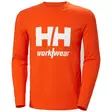 Helly Hansen Logo Longsleeve, Dark Orange - Helly Hansen Työpaidat - 79262-290 - 1