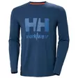 Helly Hansen Logo Longsleeve, Deep Steel - Helly Hansen Työpaidat - 79262-570 - 1