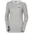 Helly Hansen W Lifa Merino Crewneck, Grey Melange - Helly Hansen Asusteet ja Tarvikkeet - 75209-930 - 1