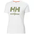Helly Hansen W Logo T-shirt, White - Helly Hansen Työpaidat - 79267-900 - 1