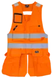 Leijona Riipputaskuliivi HiVis, Neonoranssi - Työliivit - 133025-230 - 1