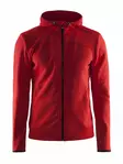 Leisure Full Zip Hood M, Kirkkaanpunainen - Craft Vaatteet - 1901692-2430 - 1