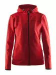 Leisure Full Zip Hood W, Kirkkaanpunainen - Craft Vaatteet - 1901693-2430 - 1