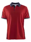 Noble Polo Pique Shirt M, Bright Red/Dark Navy - Craft Vaatteet - 1905075-2430 - 1
