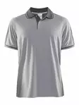 Noble Polo Pique Shirt M, Grey Melange/Dk Grey Melange - Craft Vaatteet - 1905075-2950 - 1