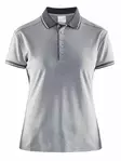 Noble Polo Pique Shirt W, Grey Melange/Dk Grey Melange - Craft Vaatteet - 1905074-2950 - 1