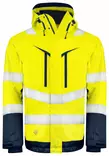 PJ 6453 Tekninen Takki HV LK3, Yellow/Navy - Projob Huomiotakit - 646453-10 - 1