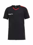 PROGRESS Jersey Contrast JR, BLACK/BRIGHT RED - Craft Vaatteet - 1905583-9430 - 1