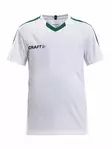PROGRESS Jersey Contrast JR, WHITE/TEAM GREEN - Craft Vaatteet - 1905583-3900 - 1