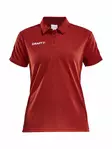PROGRESS Polo Pique WMN, BRIGHT RED/WHITE - Craft Vaatteet - 1905623-1430 - 1