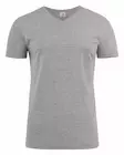 Printer Heavy V-neck, Meleerattu harmaa - Kaikki Profiilivaatemerkit - 2264024-120 - 1