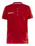 Pro Control Button Jersey Jr, Bright Red/White - Craft Vaatteet - 1906697-430900 - 1