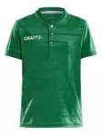 Pro Control Button Jersey Jr, Team Green/White - Craft Vaatteet - 1906697-651900 - 1