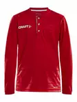 Pro Control Button Jersey LS Jr, Bright Red/White - Craft Vaatteet - 1906881-430900 - 1