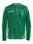 Pro Control Button Jersey LS Jr, Team Green/White - Craft Vaatteet - 1906881-651900 - 1