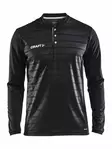 Pro Control Button Jersey LS M, Black/White - Craft Vaatteet - 1906865-999900 - 1
