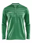 Pro Control Button Jersey LS M, Team Green/White - Craft Vaatteet - 1906865-651900 - 1