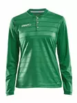 Pro Control Button Jersey LS W, Team Green/White - Craft Vaatteet - 1906880-651900 - 1