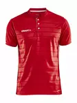 Pro Control Button Jersey M, Bright Red/White - Craft Vaatteet - 1906695-430900 - 1